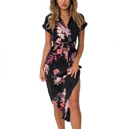 Beautiful Floral Print Women's Dress Beautiful Summer Collection