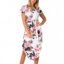 Vestido Feminino Estampado Floral Sexy Linda Coleção Verão