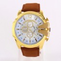 Men's Watch Casual Case Great Gold Quartz Stainless