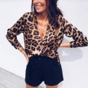 Blusa Feminina Estampada Onça Leopardo Muito Sexy