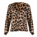 Blusa Feminina Estampada Onça Leopardo Muito Sexy