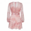 Women's Vintage Chiffon long sleeve dress for outdoor party