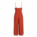 Women's long style sophisticated and Casual waist lace jumpsuit