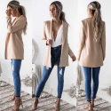 Women's Slim breathable open-button stylish Blazer