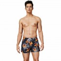 Floral print short size men's beach short