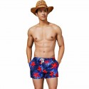 Short de Praia Masculino Estampado Florido Tamanho Curto