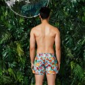 Bermuda Tropical Fruit Print men's swimwear