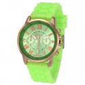 Watch Women's Casual Fashion Colorful Rubber Cheap