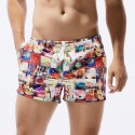 Short print and colorful summer fashion men's Beach Shortinho