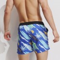 Summer new fashion men's Short bamboo prints