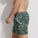 Summer new fashion men's Short bamboo prints