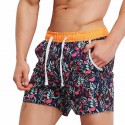 Summer new fashion men's Short bamboo prints