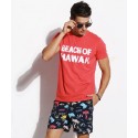 Men's Short summer holiday palm trees