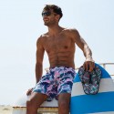 Bermuda de Praia com Estampas Florais Masculino Coleção do Verão