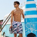 Bermuda de Praia com Estampas Florais Masculino Coleção do Verão