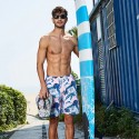 Bermuda de Praia com Estampas Florais Masculino Coleção do Verão