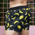 Short Curto Masculino Estampado com Babana Cor Preto