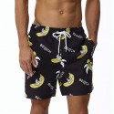 Bermuda Casual Masculina Estampa de Fruta Banana Geek Nerd