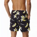 Bermuda Casual Masculina Estampa de Fruta Banana Geek Nerd