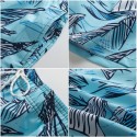 Men's Short pattern cartoon scribble Blue clear shark