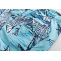 Men's Short pattern cartoon scribble Blue clear shark