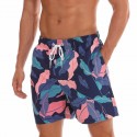 Bermuda Casual com Desenhos de Frutas Masculino Moda Verão