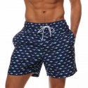 Bermuda Casual com Desenhos de Frutas Masculino Moda Verão