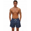 Bermuda Casual com Desenhos de Frutas Masculino Moda Verão