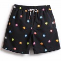 Men's Black Bath Short Geek Pac-Man Surf Tumblr young Fashion