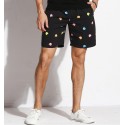 Short Preto de Banho Masculino Geek Pac-Man Surf Tumblr Moda Jovem