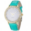 Watch Casual Female Colored with Crystal Fashion Look Cheap