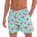 Short Casual Masculino Estampa Animal de Aves Moda Praia