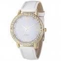 Watch Casual Female Colored with Crystal Fashion Look Cheap