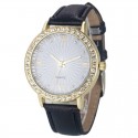 Watch Casual Female Colored with Crystal Fashion Look Cheap