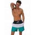 Short Casual Masculino Fit de Treino Listrado Poliester