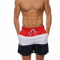 Short Casual Masculino Fit de Treino Listrado Poliester