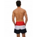 Short Casual Masculino Fit de Treino Listrado Poliester