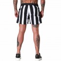 Short Listrado Masculino de Praia Summer Casual Estilo Jovem Moderno