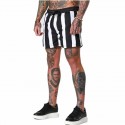 Short Listrado Masculino de Praia Summer Casual Estilo Jovem Moderno