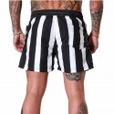 Short Listrado Masculino de Praia Summer Casual Estilo Jovem Moderno