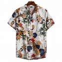 Tropical Floral button short sleeve shirt Casual summer holiday