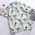 Men's Floral fashion Hawaiian shirt Plus size Large size