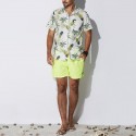 Camisa Abacaxi Floral Moda Havaiana Masculina Plus Size Tamanho Grande