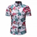 Camisa Masculina Novo Estilo Florida Verão Moda Praia