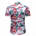 Camisa Masculina Novo Estilo Florida Verão Moda Praia