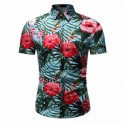 Camisa Masculina Novo Estilo Florida Verão Moda Praia