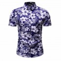 Camisa Masculina Novo Estilo Florida Verão Moda Praia