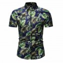 Camisa Masculina Novo Estilo Florida Verão Moda Praia