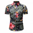 Camisa Masculina Novo Estilo Florida Verão Moda Praia