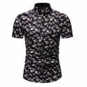 Camisa Masculina Novo Estilo Florida Verão Moda Praia